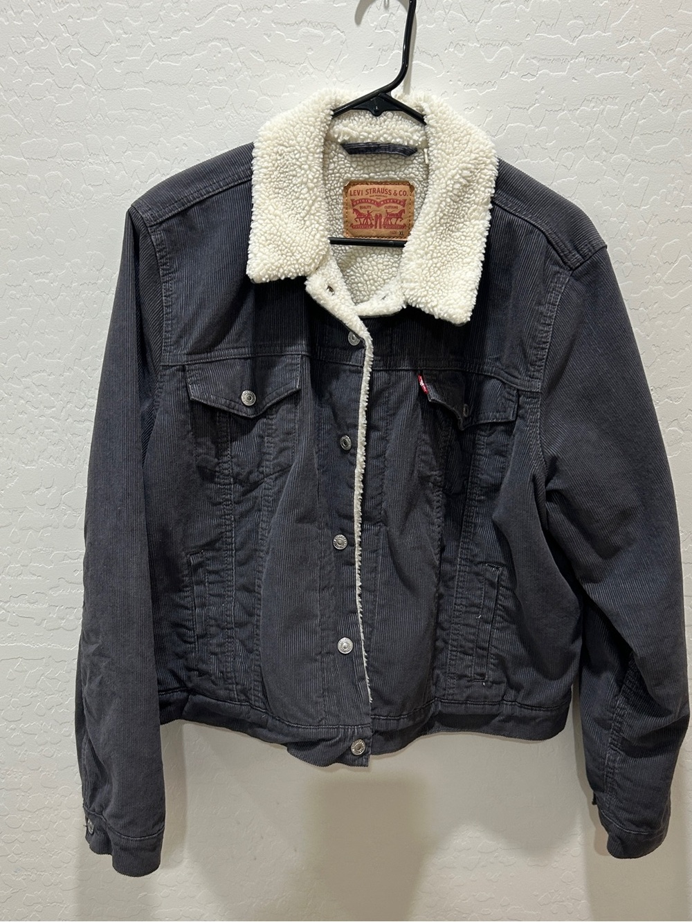 Levi's Sherpa-Lined Corduroy Trucker Jacket